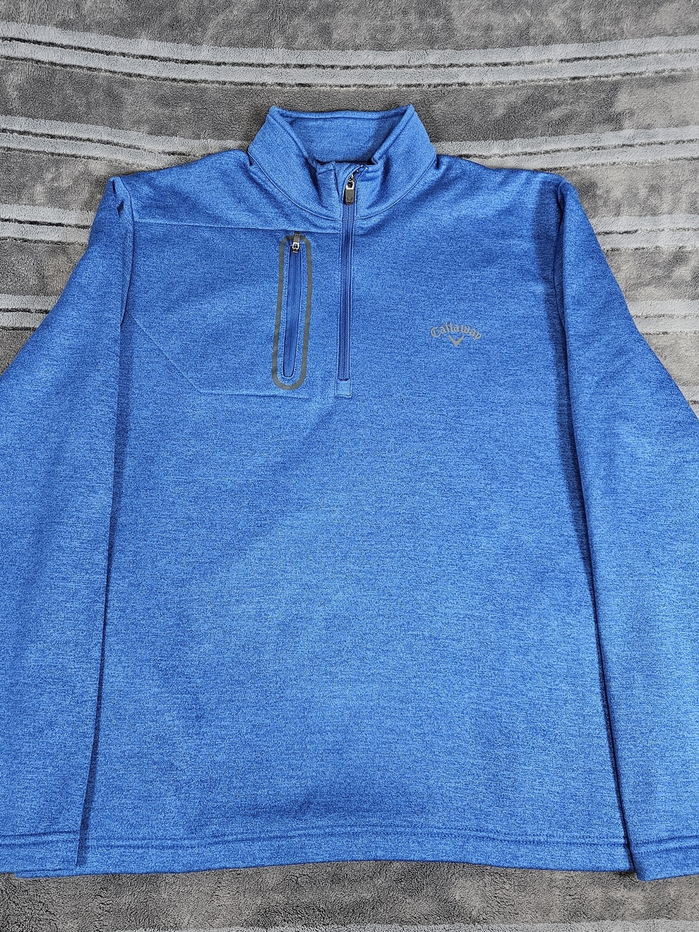 Callaway Men's Blue Quarter-Zip Pullover Jacket